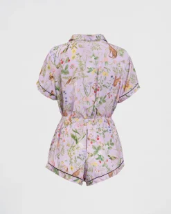 Pajamas-Fable England Meadow Creature Lilac Short Pajamas