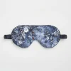 Sleep Masks-Fable England Nocturnal Garden Sleep Mask Midnight Blue