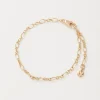 The Fable Charm Collection|Bracelets & Bangles-Fable England Oval Figaro Chain Bracelet