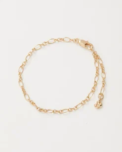The Fable Charm Collection|Bracelets & Bangles-Fable England Oval Figaro Chain Bracelet