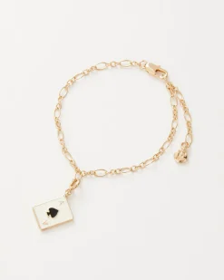 The Fable Charm Collection|Bracelets & Bangles-Fable England Oval Figaro Chain Bracelet