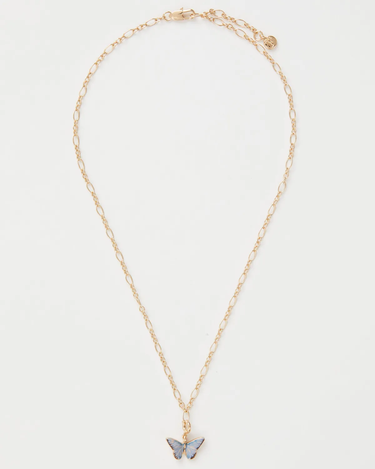 The Fable Charm Collection|Necklaces-Fable England Oval Figaro Chain Necklace
