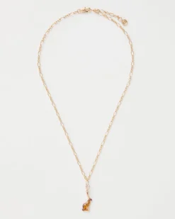 The Fable Charm Collection|Necklaces-Fable England Oval Figaro Chain Necklace