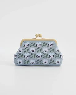 Clutch & Evening Bags|Cross Body Bags-Fable England Pansy Victoriana Blue Clutch