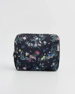 Makeup Bags-Fable England Running Bunny Large Quilted Makeup Bag