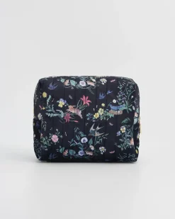 Makeup Bags-Fable England Running Bunny Large Quilted Makeup Bag