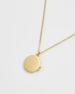 Lockets|Necklaces-Fable England Running Bunny Locket Necklace