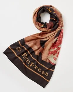 Winter Scarves-Fable England The Empress' Tarot Tales Blanket Scarf - Jessica Roux Collaboration