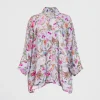 Kimonos-Fable England Tree of Life Blue Short Kimono