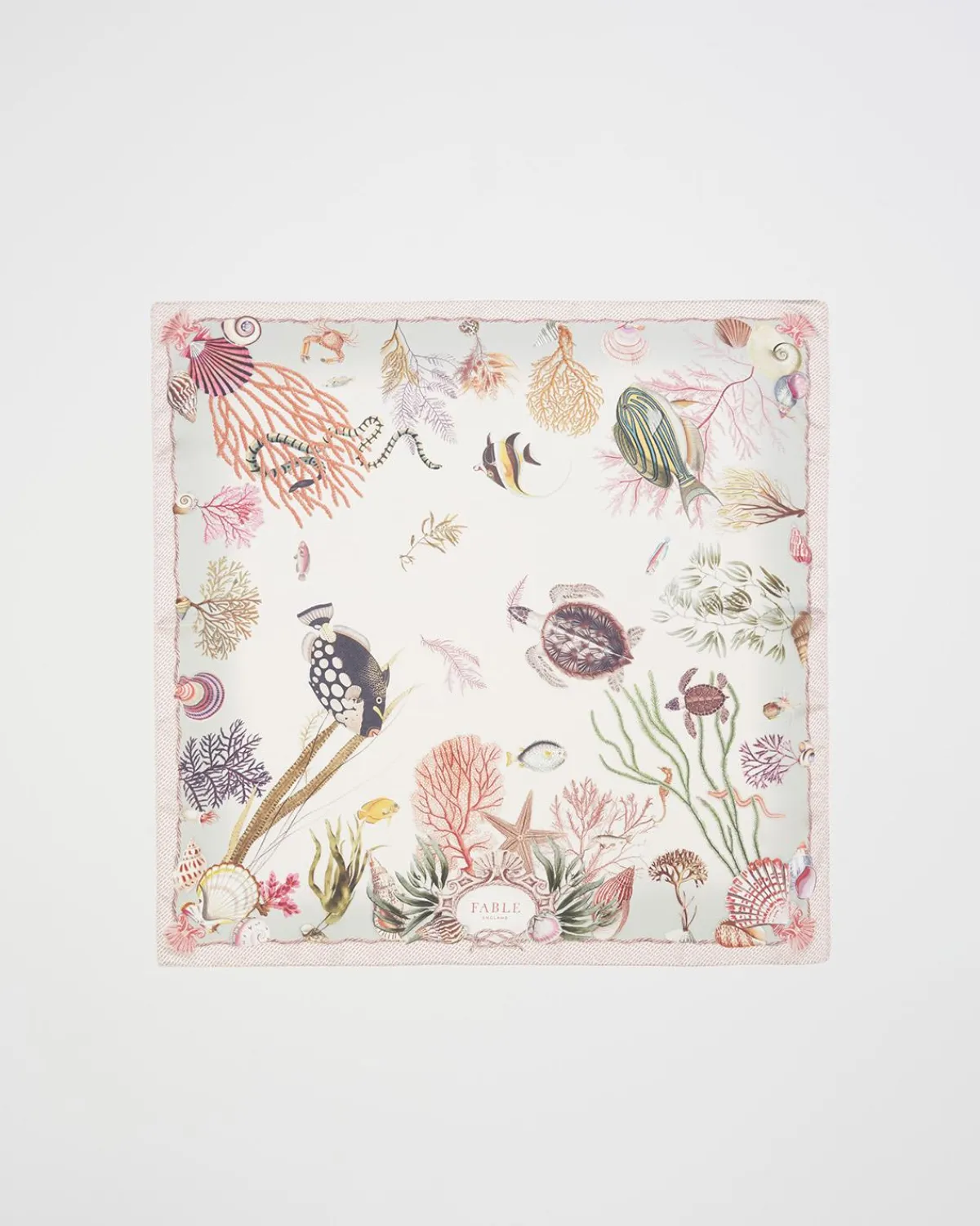 Square Scarves-Fable England Tropical Escape Square Scarf