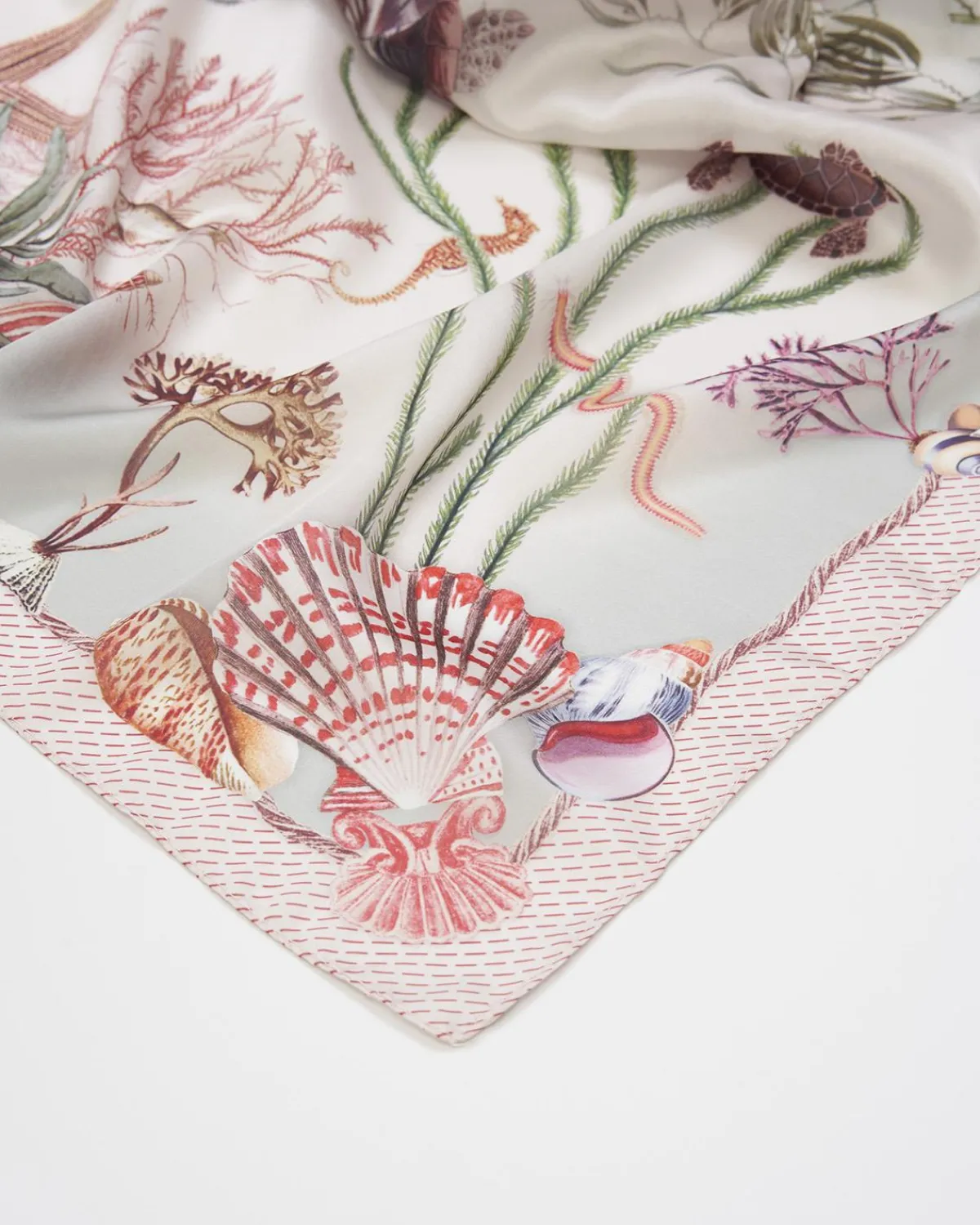 Square Scarves-Fable England Tropical Escape Square Scarf