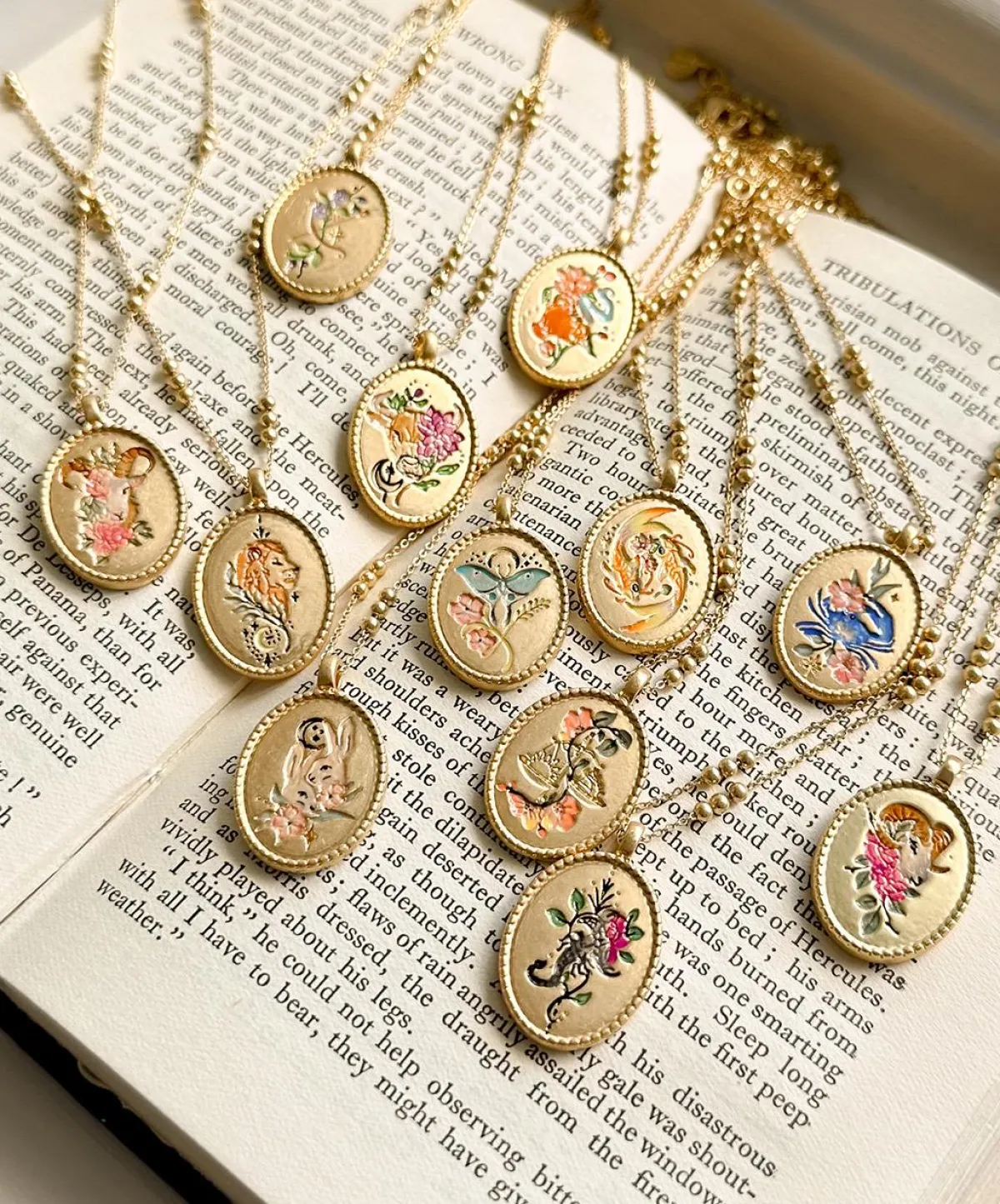 Zodiac Collection|Necklaces-Fable England Virgo Zodiac Necklace