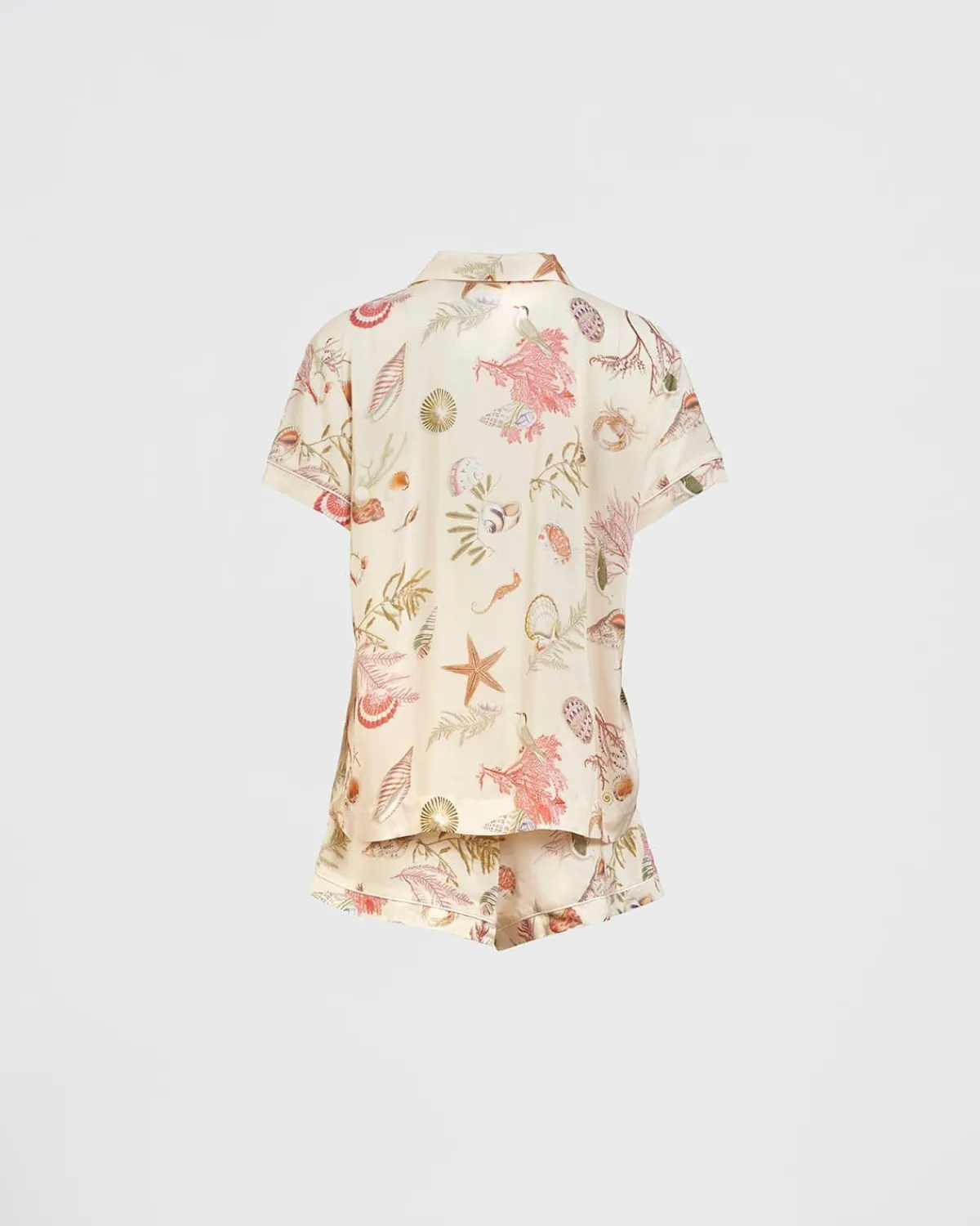 Pajamas-Fable England Whispering Sands Lotus Pink Short Pajamas