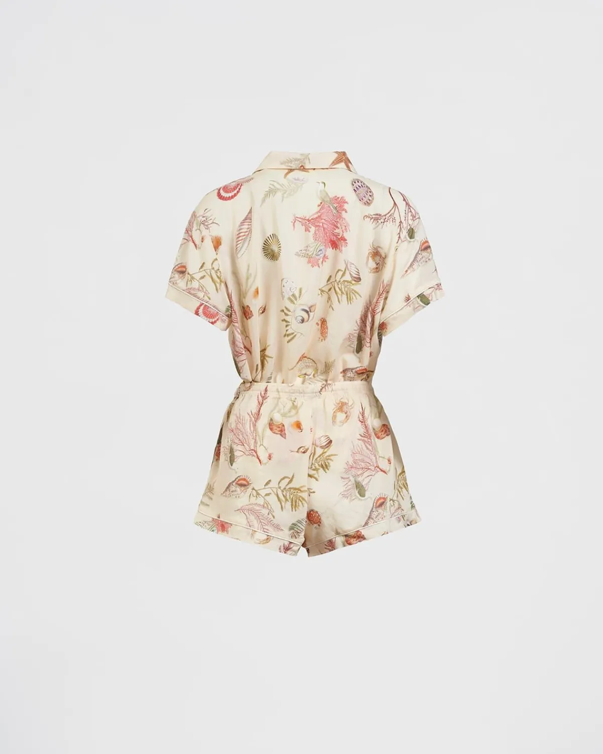 Pajamas-Fable England Whispering Sands Lotus Pink Short Pajamas