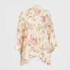 Kimonos-Fable England Whispering Sands Lotus Pink Short Kimono