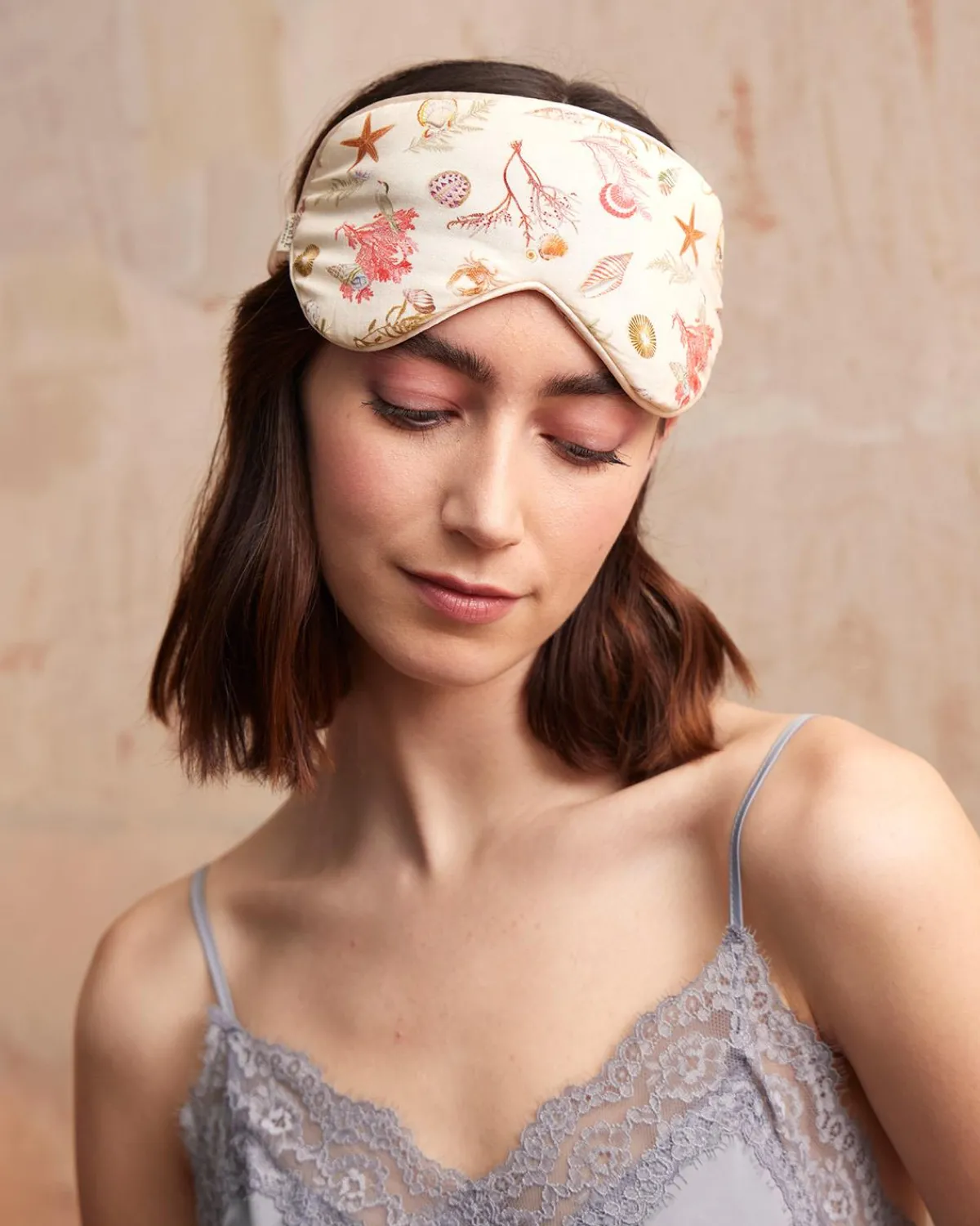 Sleep Masks-Fable England Whispering Sands Lotus Pink - Sleep Mask - One Size
