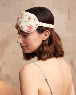 Sleep Masks-Fable England Whispering Sands Lotus Pink - Sleep Mask - One Size