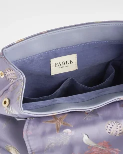Backpacks-Fable England Whispering Sands Powder Blue Mini Backpack