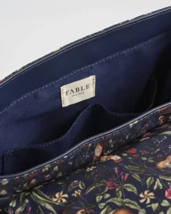 Work Bags|Backpacks-Fable England Wolf Garden Large Navy Backpack