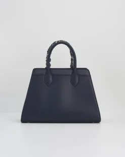 Cross Body Bags|Tote Bags-Fable England Wolf Garden Large Navy Tote