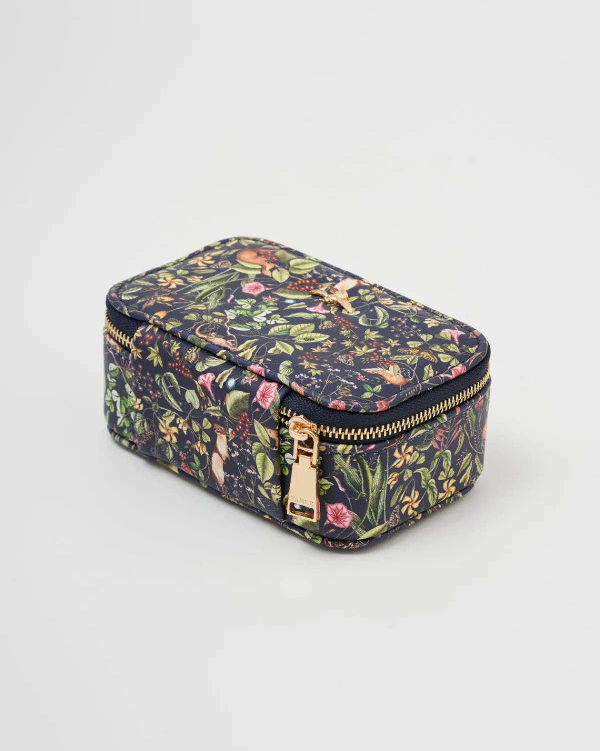 Jewelry Boxes-Fable England Wolf Garden Small Printed Jewelry Box