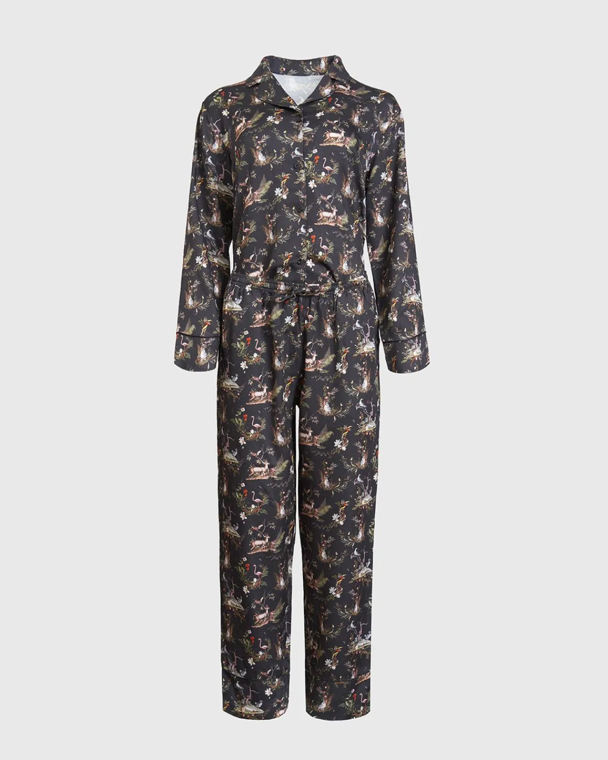 Pajamas-Fable England Wonderland Black Pajamas