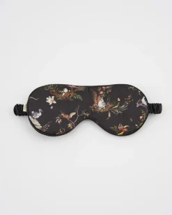Sleep Masks-Fable England Wonderland Black Sleep Mask