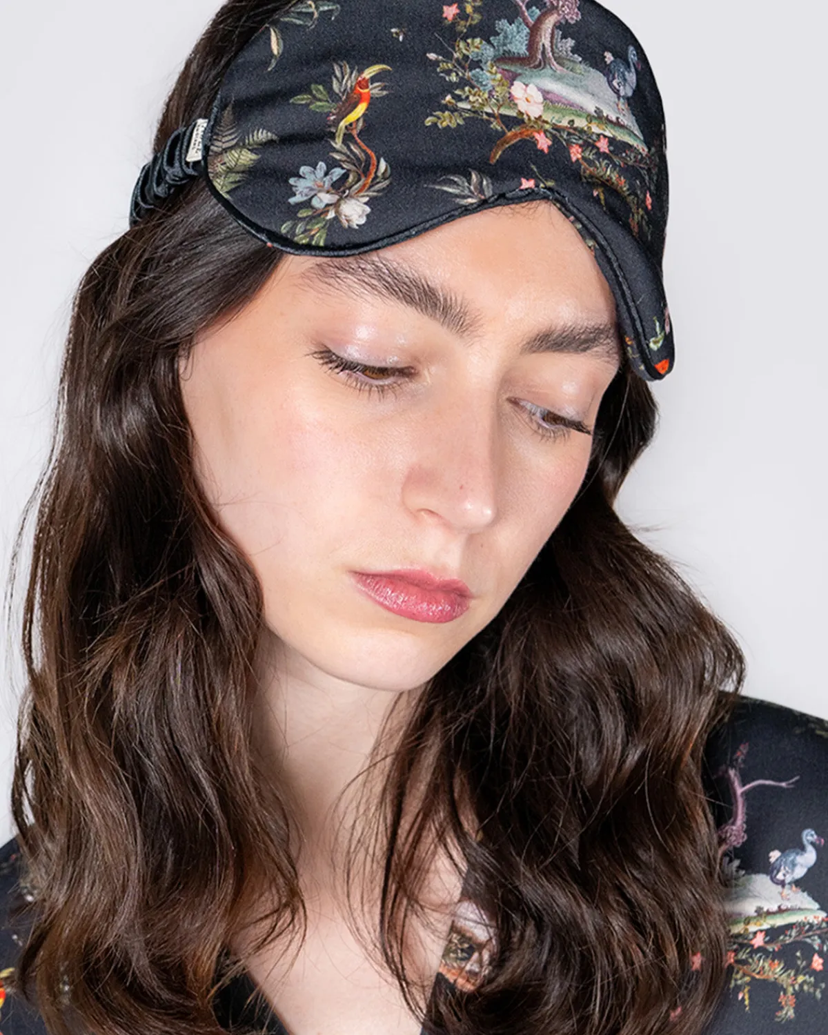 Sleep Masks-Fable England Wonderland Black Sleep Mask