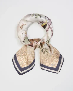 Square Scarves-Fable England Wonderland Narrative Square Scarf