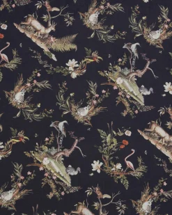 Winter Scarves-Fable England Wonderland Toile Fringe Scarf