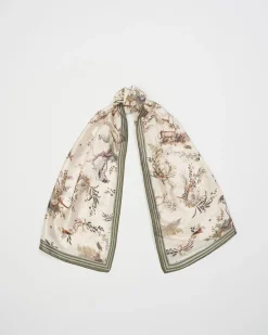 Lightweight Scarves-Fable England Wonderland Toile Silky Scarf