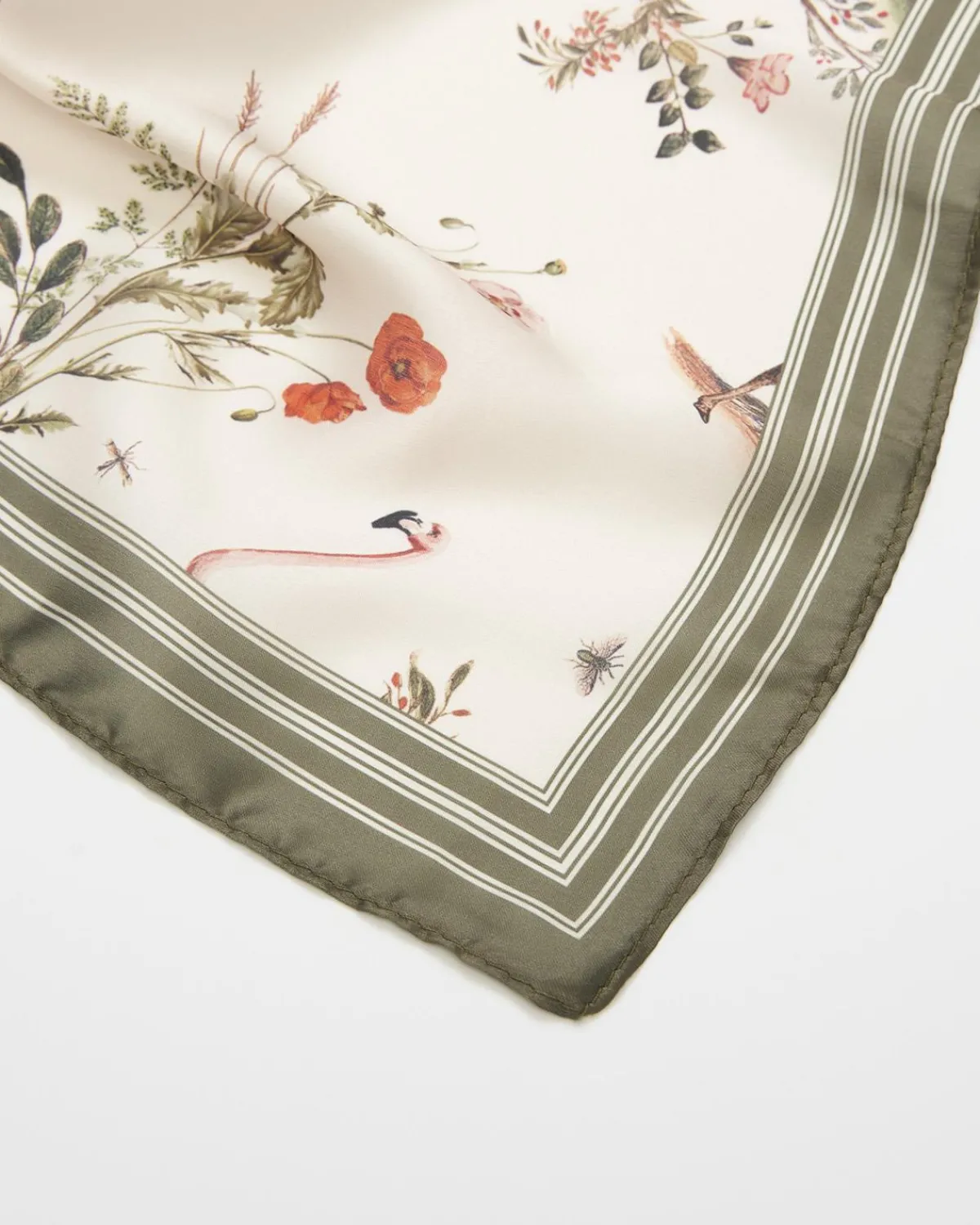 Lightweight Scarves-Fable England Wonderland Toile Silky Scarf