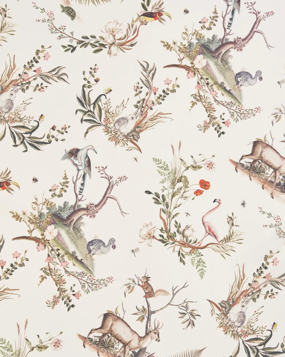 Lightweight Scarves-Fable England Wonderland Toile Silky Scarf